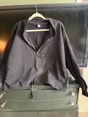 Women’s Black Quarter-Zip Pullover Sweater